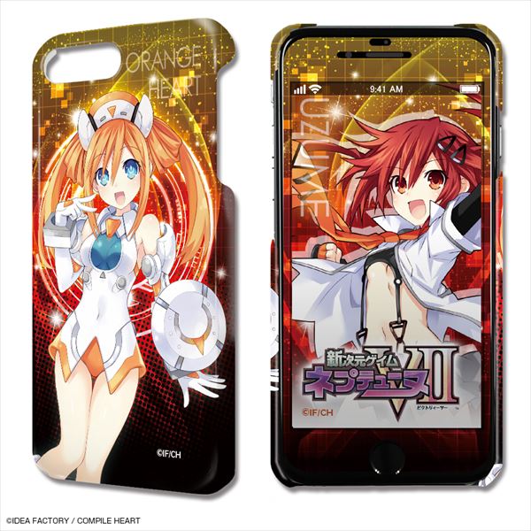 『新次元ゲイム ネプテューヌVII』デザジャケット iPhone 8 Plus/7 Plus/6 Plus/6s Plusケース&保護シート デザイン05(天王星うずめ)